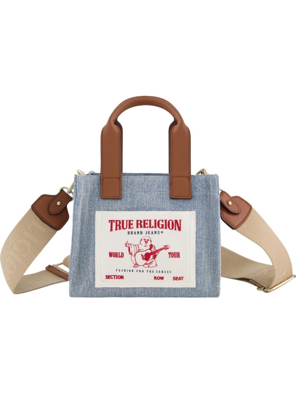 True Religion Canvas Mini Tote Bag